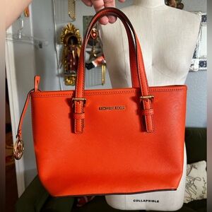Michael Kors orange tangerine bag